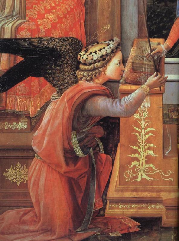 Fra Filippo Lippi Details of The Annunciation Norge oil painting art